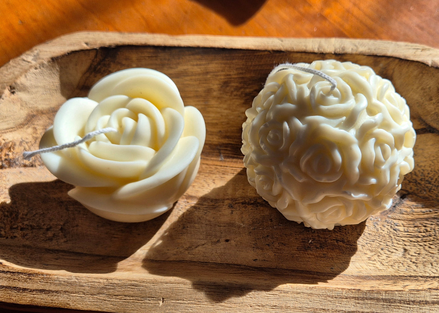 Flor y Pompón de rosas (en pack o individual)