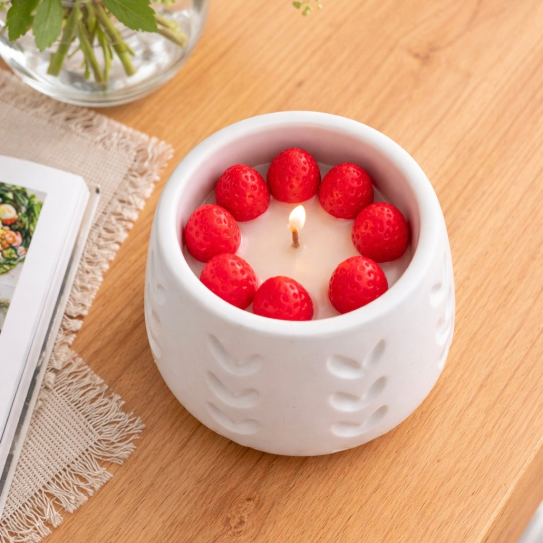 Vela Fresas con Nata