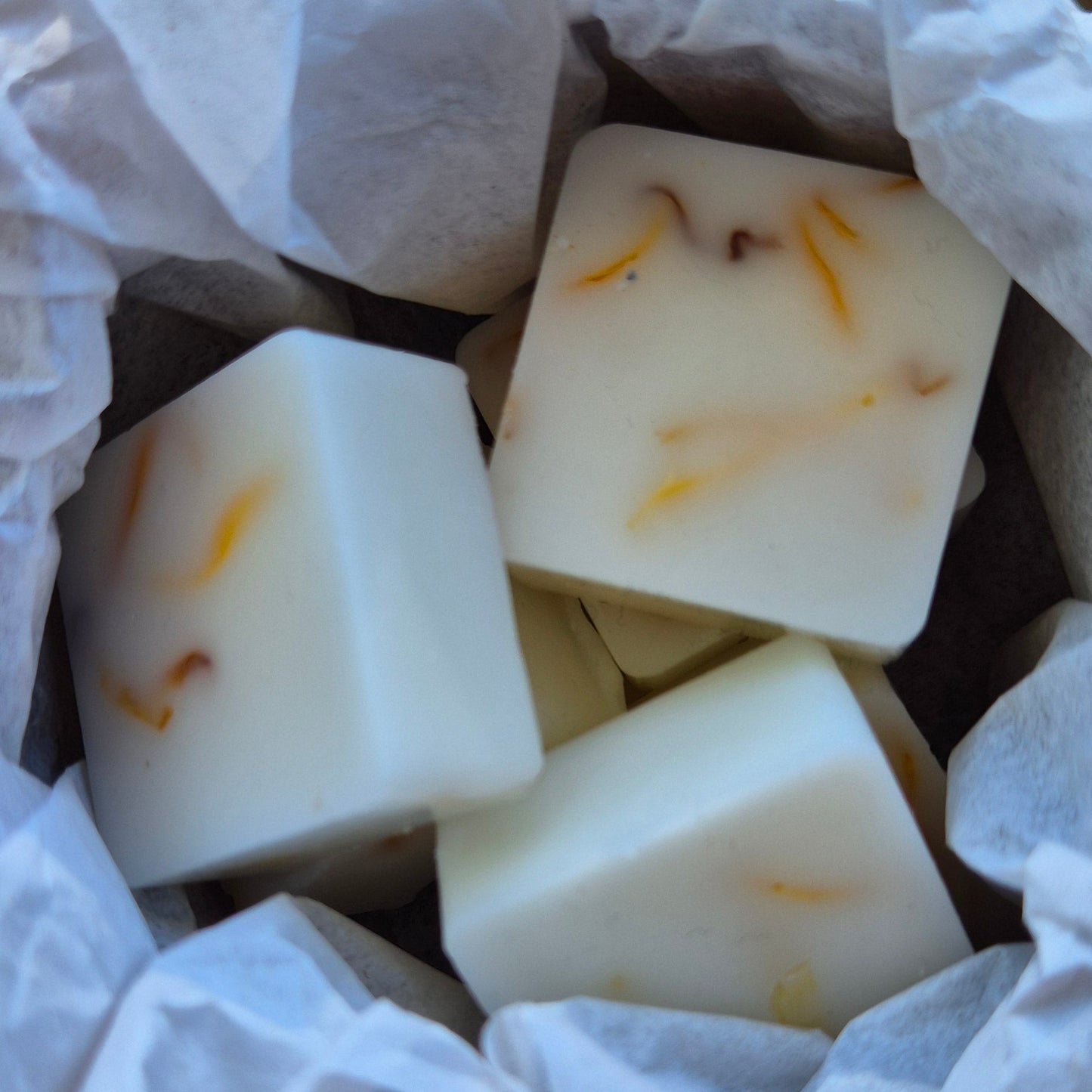 Wax melts Coconut Isle de cera de soja con petals naturales
